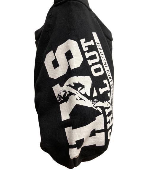 Hysteric Glamour（ヒステリックグラマー）Hysteric Glamour (ヒステリックグラマー) カレッジプリント スウェットバッグ ショルダーバッグ ブラックの古着・服飾アイテム