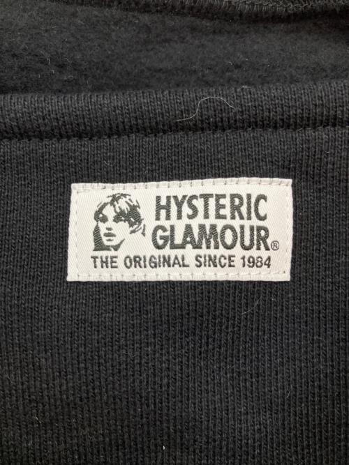 Hysteric Glamour（ヒステリックグラマー）Hysteric Glamour (ヒステリックグラマー) カレッジプリント スウェットバッグ ショルダーバッグ ブラックの古着・服飾アイテム