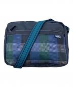 familiarファミリア）の古着「ショルダーバッグ」｜ネイビー×グリーン