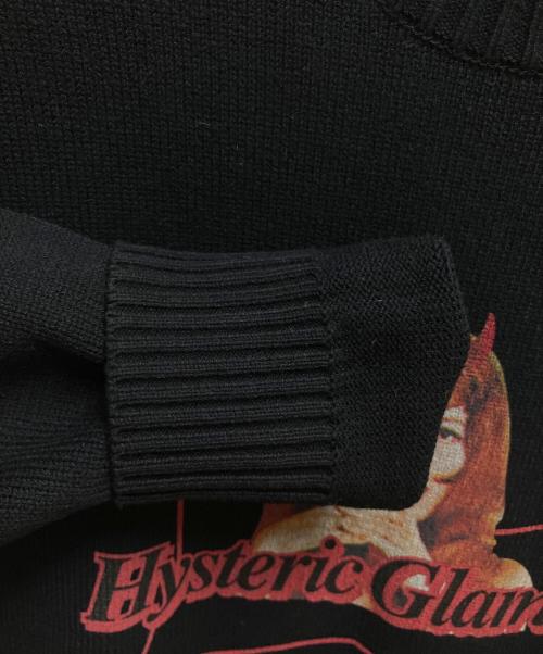 Hysteric Glamour（ヒステリックグラマー）Hysteric Glamour (ヒステリックグラマー) 厚手ニット ブラック サイズ:SIZE Mの古着・服飾アイテム