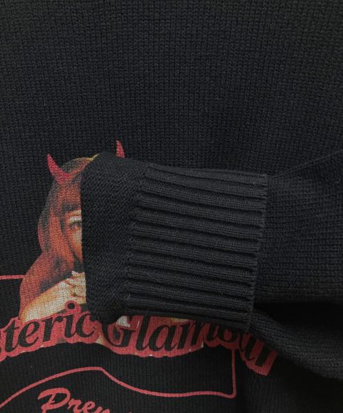 Hysteric Glamour（ヒステリックグラマー）Hysteric Glamour (ヒステリックグラマー) 厚手ニット ブラック サイズ:SIZE Mの古着・服飾アイテム