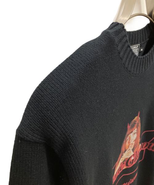 Hysteric Glamour（ヒステリックグラマー）Hysteric Glamour (ヒステリックグラマー) 厚手ニット ブラック サイズ:SIZE Mの古着・服飾アイテム