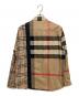 BURBERRY (バーバリー) ロゴパッチワークプリント長袖シャツ ベージュ サイズ:SIZE M：25000円