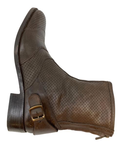BELSTAFF（ベルスタッフ）BELSTAFF (ベルスタッフ) Townmaster 1955 ジップブーツ ブラウン サイズ:SIZE 25.5cmの古着・服飾アイテム