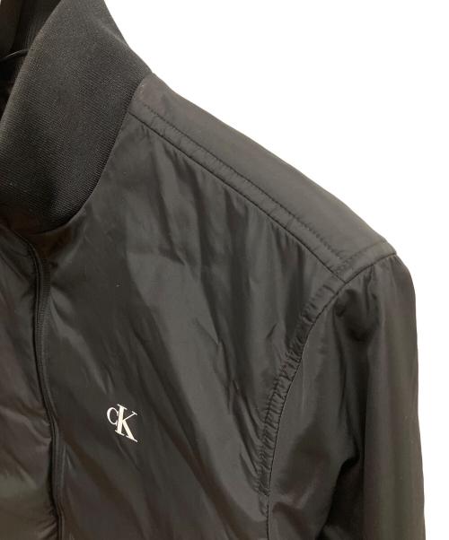Calvin Klein Jeans（カルバンクラインジーンズ）Calvin Klein Jeans (カルバンクラインジーンズ) ナイロンジャケット ブラック サイズ:SIZE Sの古着・服飾アイテム