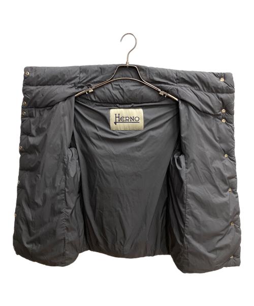 HERNO（ヘルノ）HERNO (ヘルノ) スタンドカラーダウンジャケット ダウンコート グレー サイズ:SIZE 42の古着・服飾アイテム