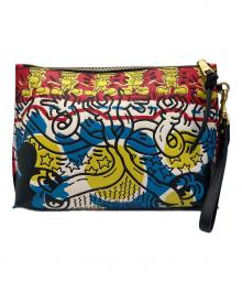COACH×DISNEY×Keith Haring（コーチ×ディズニー×キースヘリング）の古着「Disney（ディズニー）×Keith Haring（キースヘリング）クラッチバッグ」｜マルチカラー