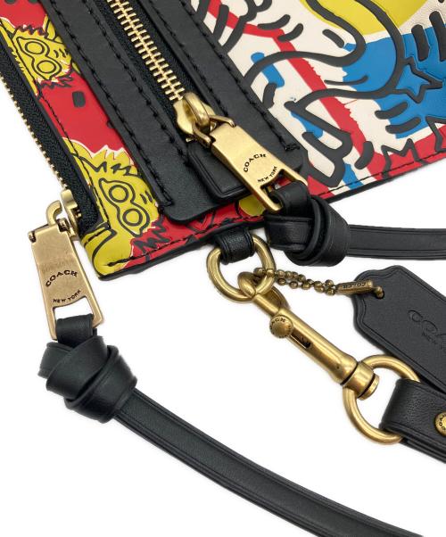 COACH（コーチ）COACH (コーチ) DISNEY (ディズニー) Keith Haring (キースヘリング) Disney（ディズニー）×Keith Haring（キースヘリング）クラッチバッグ マルチカラーの古着・服飾アイテム