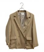 favoriファボリ）の古着「ダブルジャケット」｜ベージュ