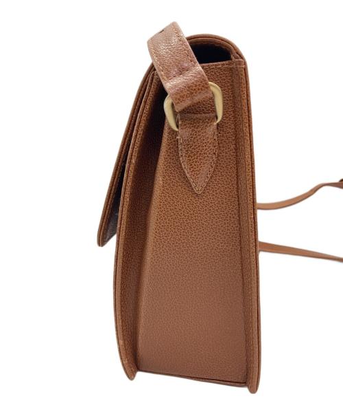 CHANEL（シャネル）CHANEL (シャネル) レザーショルダーバッグ ブラウンの古着・服飾アイテム