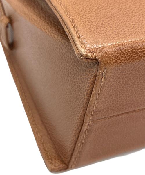 CHANEL（シャネル）CHANEL (シャネル) レザーショルダーバッグ ブラウンの古着・服飾アイテム