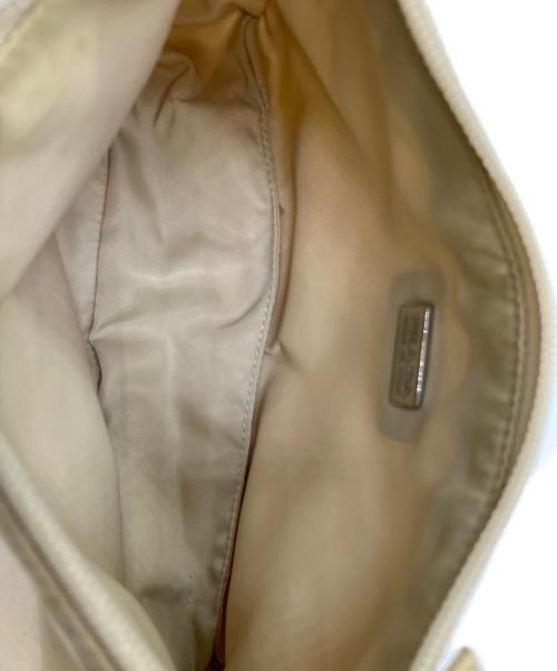 PRADA（プラダ）PRADA (プラダ) ミニハンドバッグ ベージュの古着・服飾アイテム