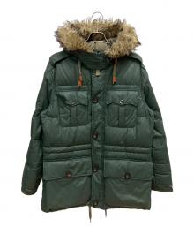 POLO RALPH LAUREN（ポロ・ラルフローレン）の古着「ファーダウンジャケット」｜グリーン