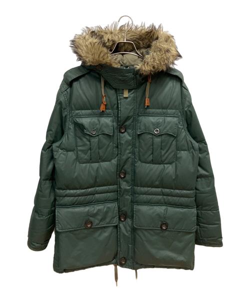 POLO RALPH LAUREN（ポロ・ラルフローレン）POLO RALPH LAUREN (ポロ・ラルフローレン) ファーダウンジャケット グリーン サイズ:SIZE Mの古着・服飾アイテム
