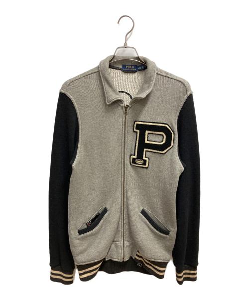 POLO RALPH LAUREN（ポロ・ラルフローレン）POLO RALPH LAUREN (ポロ・ラルフローレン) ニットジャケット グレー サイズ:SIZE Sの古着・服飾アイテム