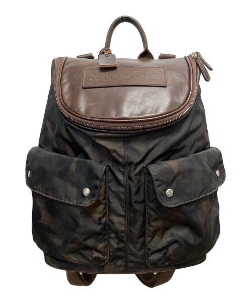 Felisi（フェリージ）Felisi (フェリージ) カモフラージュ柄ナイロンリュック グリーンの古着・服飾アイテム