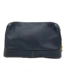 LOEWE（ロエベ）の古着「アナグラム　クラッチバッグ」｜ブラック