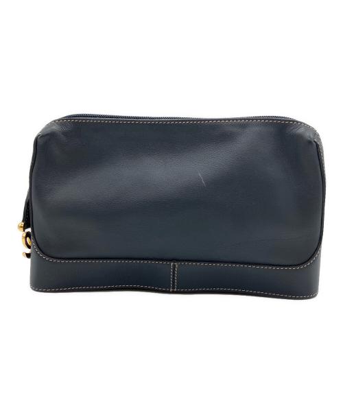 LOEWE（ロエベ）LOEWE (ロエベ) アナグラム　クラッチバッグ ブラックの古着・服飾アイテム