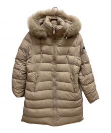 JEAN LOUIS SCHERRER（ジャンルイ シェレル）の古着「ファー付きダウンコート」｜ベージュ