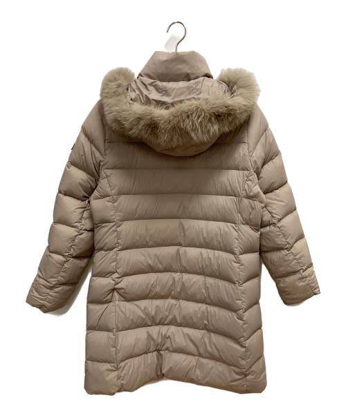 JEAN LOUIS SCHERRER（ジャンルイ シェレル）JEAN LOUIS SCHERRER (ジャンルイ シェレル) ファー付きダウンコート ベージュ サイズ:SIZE Lの古着・服飾アイテム