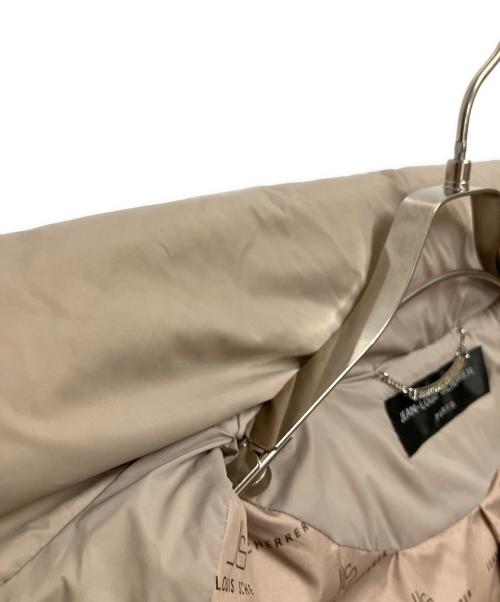 JEAN LOUIS SCHERRER（ジャンルイ シェレル）JEAN LOUIS SCHERRER (ジャンルイ シェレル) ファー付きダウンコート ベージュ サイズ:SIZE Lの古着・服飾アイテム