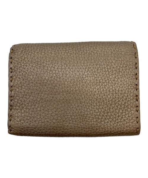 FENDI selleria（フェンディ セレリア）FENDI selleria (フェンディ セレリア) 3つ折り財布 ベージュの古着・服飾アイテム