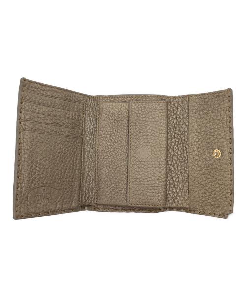 FENDI selleria（フェンディ セレリア）FENDI selleria (フェンディ セレリア) 3つ折り財布 ベージュの古着・服飾アイテム