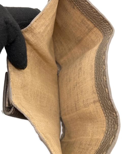 FENDI selleria（フェンディ セレリア）FENDI selleria (フェンディ セレリア) 3つ折り財布 ベージュの古着・服飾アイテム