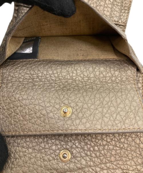 FENDI selleria（フェンディ セレリア）FENDI selleria (フェンディ セレリア) 3つ折り財布 ベージュの古着・服飾アイテム