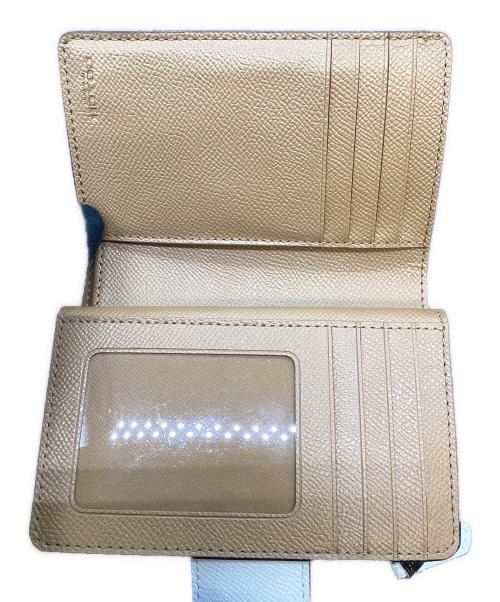 COACH（コーチ）COACH (コーチ) ミディアム コーナー ジップ ウォレット 2つ折り財布 ホワイトの古着・服飾アイテム