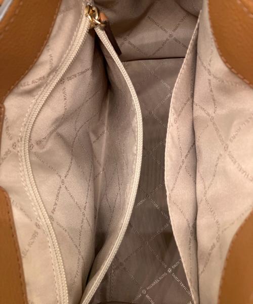 MICHAEL KORS（マイケル・コース）MICHAEL KORS (マイケル・コース) HAMILTON サッチェル スモール ブラウンの古着・服飾アイテム