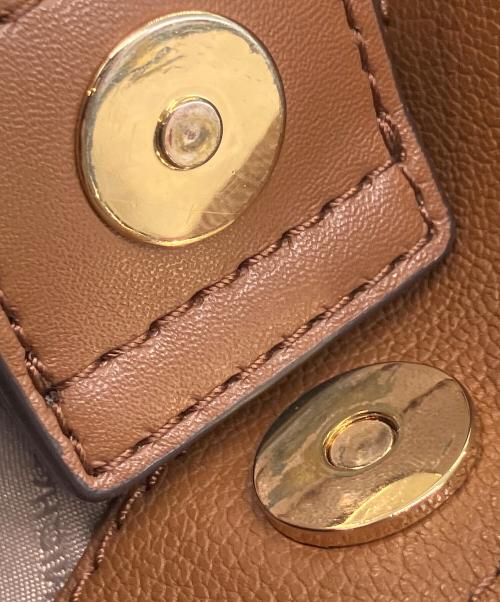 MICHAEL KORS（マイケル・コース）MICHAEL KORS (マイケル・コース) HAMILTON サッチェル スモール ブラウンの古着・服飾アイテム