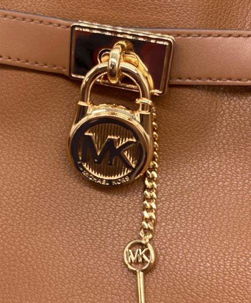 MICHAEL KORS（マイケル・コース）MICHAEL KORS (マイケル・コース) HAMILTON サッチェル スモール ブラウンの古着・服飾アイテム