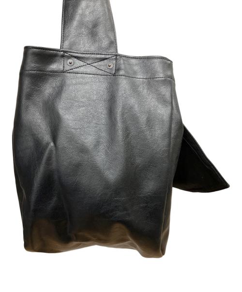 CRIMIE（クライミー）CRIMIE (クライミー) レザーメッセンジャーバッグ　ショルダーバッグ ブラックの古着・服飾アイテム