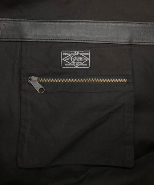 CRIMIE（クライミー）CRIMIE (クライミー) レザーメッセンジャーバッグ　ショルダーバッグ ブラックの古着・服飾アイテム