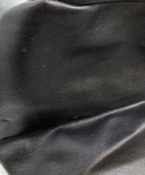 CRIMIE（クライミー）CRIMIE (クライミー) レザーメッセンジャーバッグ　ショルダーバッグ ブラックの古着・服飾アイテム