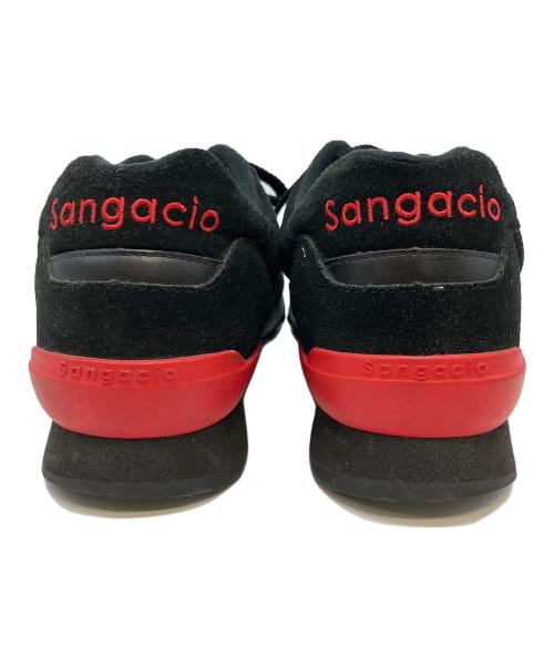 Sangacio（サンガッチョ）Sangacio (サンガッチョ) にゅ〜ず BLACK REDスニーカー ブラック サイズ:SIZE 28.5cmの古着・服飾アイテム