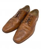 COLE HAANコールハーン）の古着「Giraldo Wingtip Dress Shoes レザーシューズ」｜ブラウン