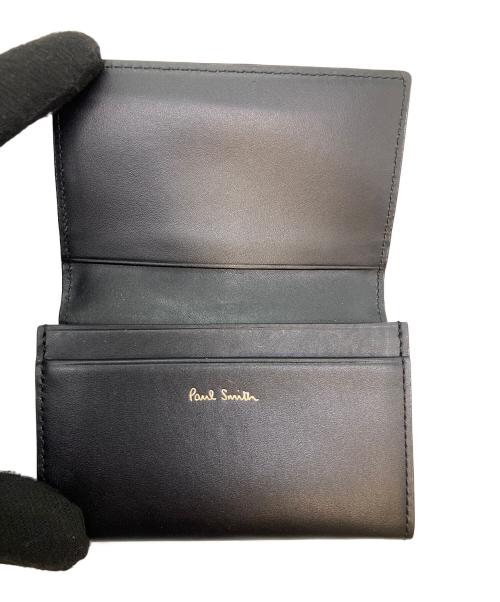 PAUL SMITH（ポールスミス）PAUL SMITH (ポールスミス) カードケース ブラックの古着・服飾アイテム