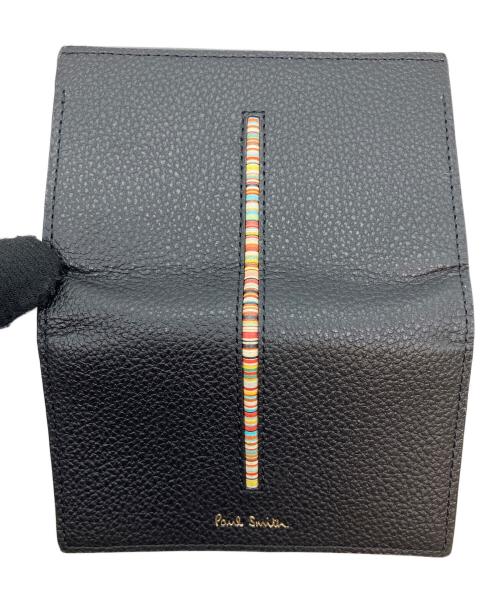 PAUL SMITH（ポールスミス）PAUL SMITH (ポールスミス) カードケース ブラックの古着・服飾アイテム