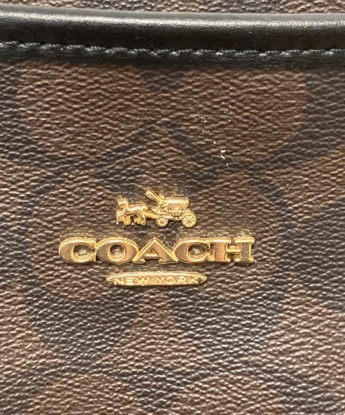 COACH（コーチ）COACH (コーチ) シグネチャー　トートバッグ ブラウンの古着・服飾アイテム