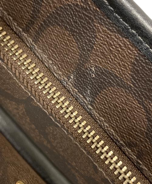 COACH（コーチ）COACH (コーチ) シグネチャー　トートバッグ ブラウンの古着・服飾アイテム