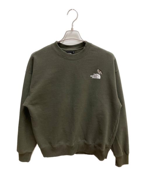 THE NORTH FACE（ザ ノース フェイス）THE NORTH FACE (ザ ノース フェイス) ズーピッカークルー スウェット オリーブ サイズ:SIZE Mの古着・服飾アイテム