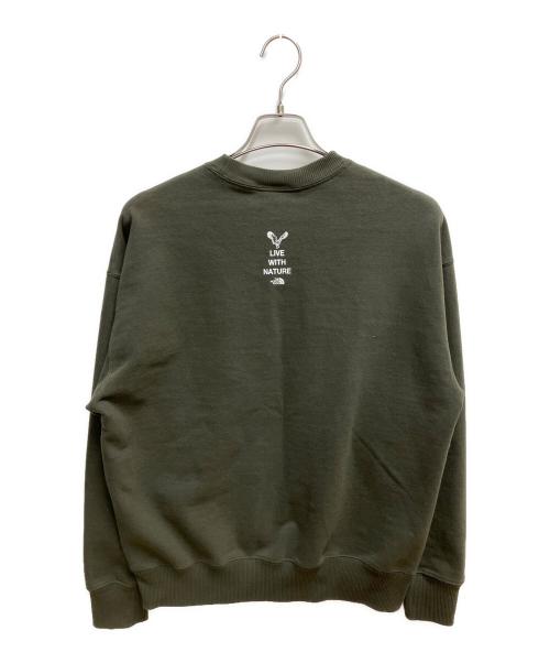 THE NORTH FACE（ザ ノース フェイス）THE NORTH FACE (ザ ノース フェイス) ズーピッカークルー スウェット オリーブ サイズ:SIZE Mの古着・服飾アイテム