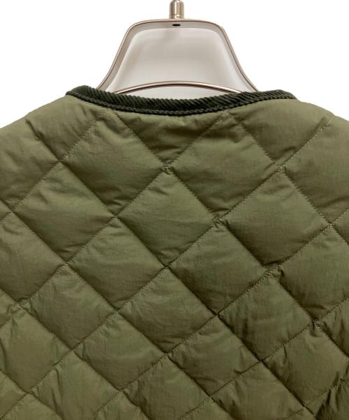 Gymphlex（ジムフレックス）Gymphlex (ジムフレックス) キルティングジャケット オリーブ サイズ:SIZE 14の古着・服飾アイテム