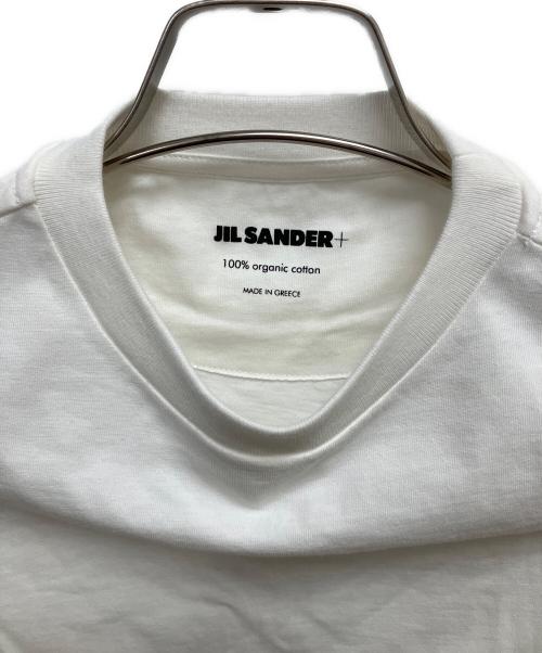 JIL SANDER+（ジルサンダープラス）JIL SANDER+ (ジルサンダープラス) コットンクルーネックTシャツ 半袖Tシャツ ホワイト サイズ:SIZE XSの古着・服飾アイテム