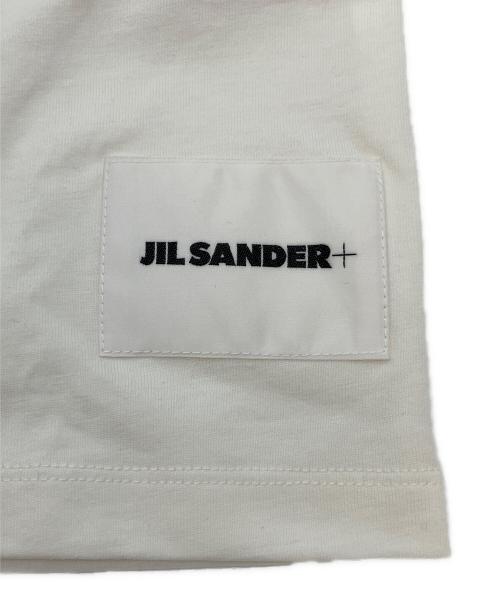JIL SANDER+（ジルサンダープラス）JIL SANDER+ (ジルサンダープラス) コットンクルーネックTシャツ 半袖Tシャツ ホワイト サイズ:SIZE XSの古着・服飾アイテム