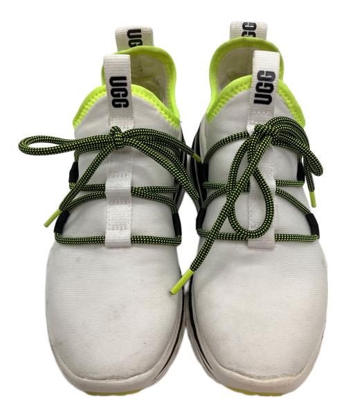 UGG Australia（アグ オーストラリア）UGG Australia (アグ オーストラリア) LACE RUNNER ホワイト×グリーン サイズ:SIZE 23cmの古着・服飾アイテム