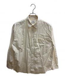 ALLEGE×THOMAS MASON（アレッジ×トーマスメイソン）の古着「Standard Shirt 長袖シャツ」｜ベージュ