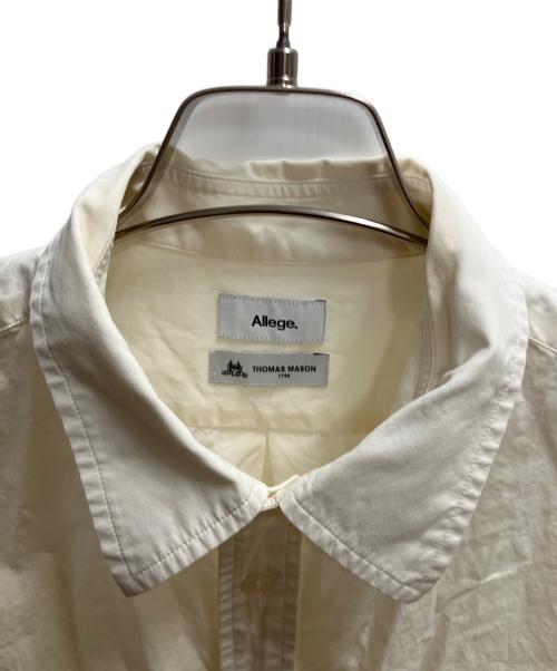 ALLEGE（アレッジ）ALLEGE (アレッジ) THOMAS MASON (トーマスメイソン) Standard Shirt 長袖シャツ ベージュ サイズ:SIZE 4 /SIZE XLの古着・服飾アイテム